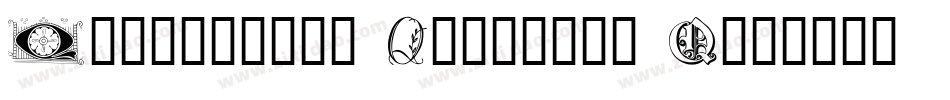Ornamental Initials Q字体转换